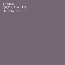 #756875 - Old Lavender Color Image